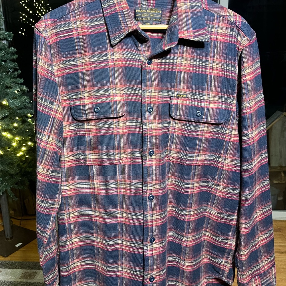 Filson Men's Filson Vintage Camp Flannel
Work Shirt size Large
